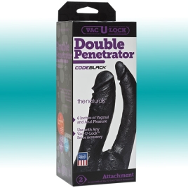 Фаллос-насадка Double Penetrator CodeBlack
