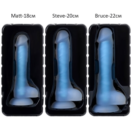 Фаллос Glow Beyond, синий