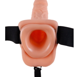 Страпон полый Pipedream 9" Vibrating Hollow