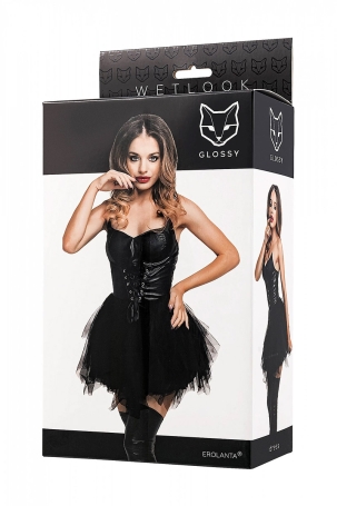 Платье Glossy Elisia с пышной юбкой