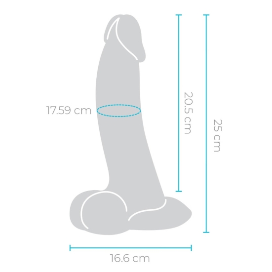 Фаллос b-Vibe Slipskin 10&quot; Curved