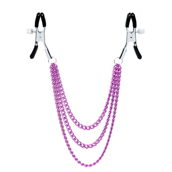 Зажимы на соски Notabu с тройной цепочкой