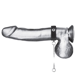 Поводок на пенис Snap Cock Ring With 12&quot; Leash