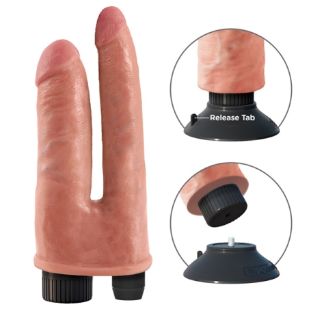 Фаллос-вибратор Double Vibrating, Pipedream