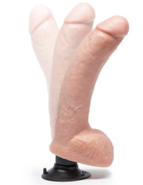 Фаллос-вибратор 9&quot; Vibrating Cock with Balls