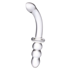 Фаллос из стекла Glas Ribbed G-Spot