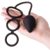 Эрекционные кольца с анальной пробкой Erotist Drop