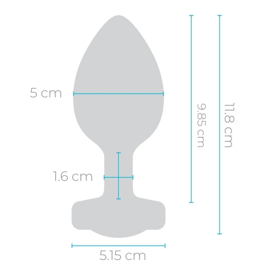 Вибро-пробка Vibrating Jewel Plug XXL